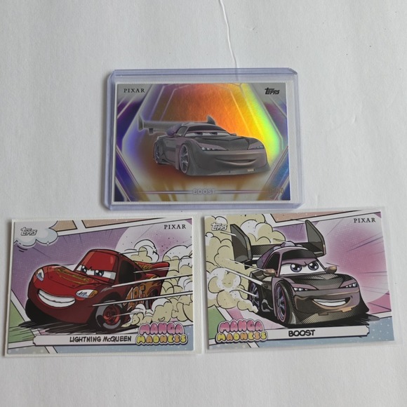 Other - 2026 Topps Disney Neon - Boost (Cars) Gold Refractor /50 #98 & Magna Madness